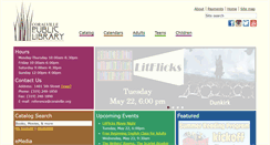 Desktop Screenshot of coralvillepubliclibrary.org